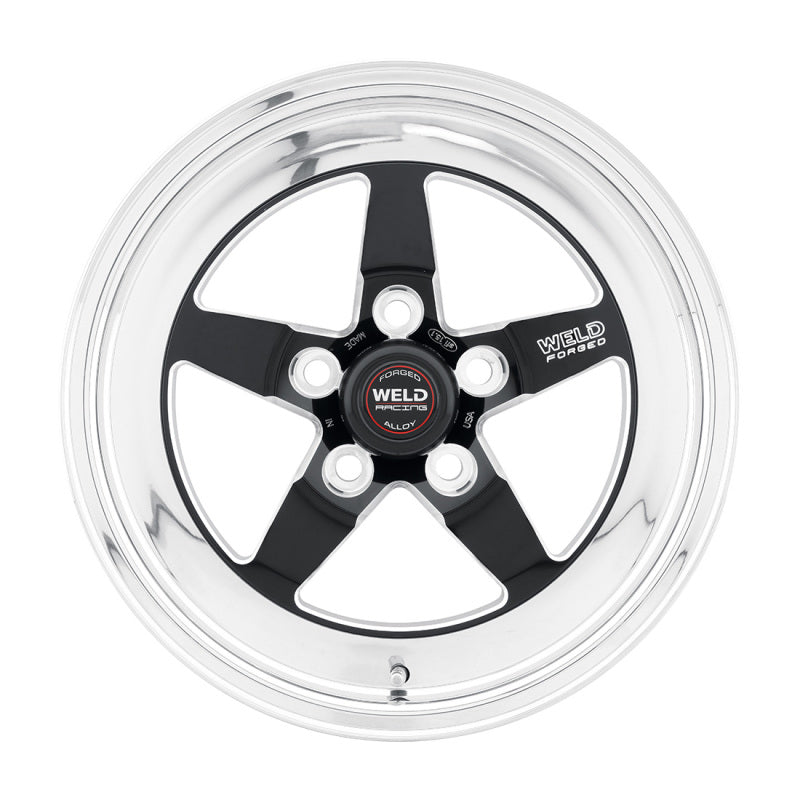 Weld S71 15x8 / 5x4.75 BP / 6.5in. BS Black Wheel (Low Pad) - Non-Beadlock