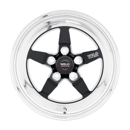 Weld S71 15x10.33 / 4x108mm BP / 5.5in. BS Black Wheel (Low Pad) - Non-Beadlock