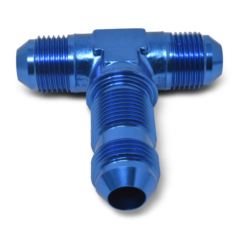 Russell Performance -3 AN Flare Bulkhead Tee Fitting (Blue)