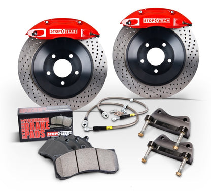 StopTech 65-83 Porsche 911 Level 1 Street Rear BBK w/ Anodized ST42 Calipers 290X24 Slotted Rotors