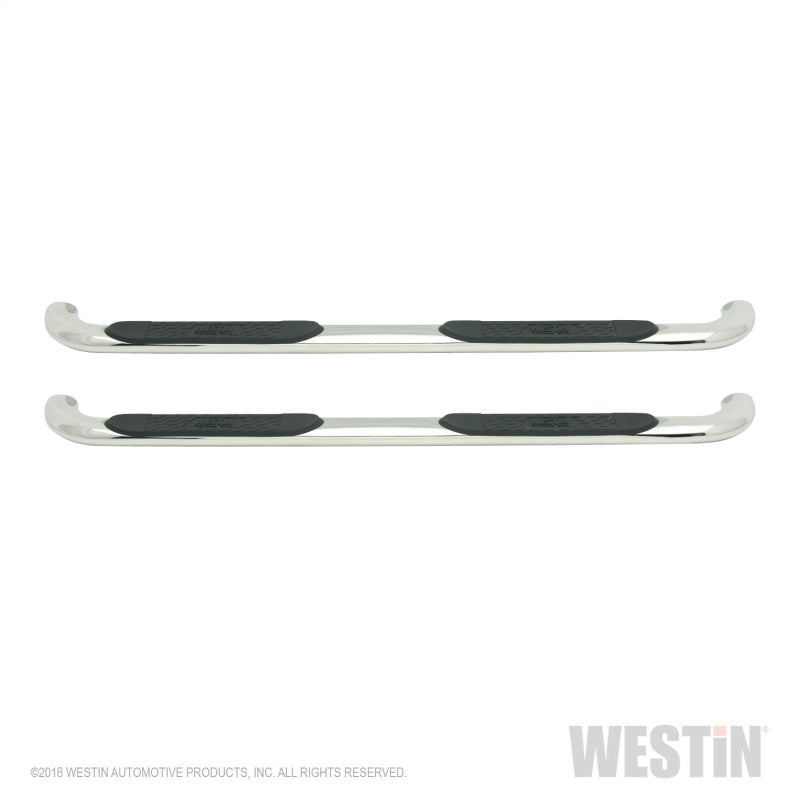 Westin 19-23 RAM 1500 Quad Cab (Excl. 2019+ Classic) Platinum 4 Oval Nerf Step Bars - SS