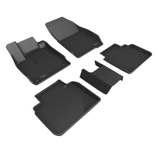 3D MAXpider 2023-2024 Honda Accord Kagu Front & Rear Floormats - Black