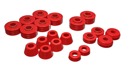 Energy Suspension Fd Bronco Body Mount Set - Red