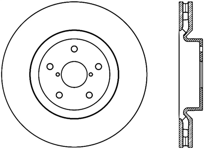 StopTech Drilled Sport Brake Rotor