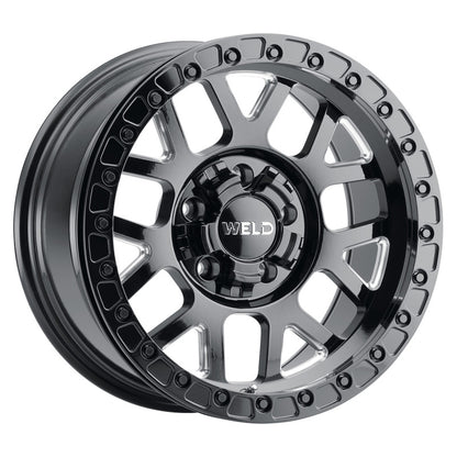 Weld Off-Road W902 17X9.0 Cinch Beadlock 6X135 6X139.7 ET-12 BS4.50 Gloss Black MIL 106.1