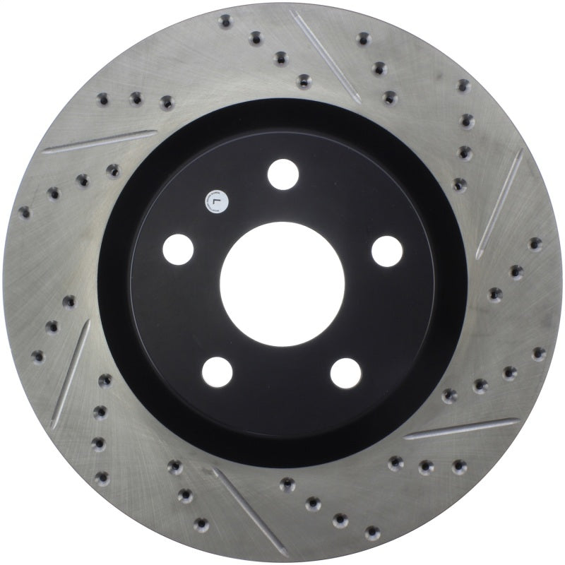 StopTech 08-09 Pontiac G8 Slotted & Drilled Front Left Rotor