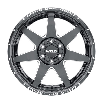 Weld Off-Road W109 20X10 Retaliate 5X139.7 5X150 ET-18 BS4.75 Gloss Black MIL 110.2