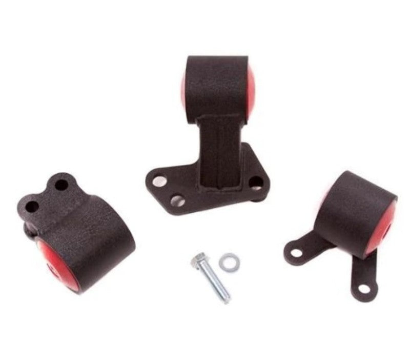 Innovative 94-01 Integra B-Series Black Steel Mounts 85A Bushings (Auto to Manual Hydro)