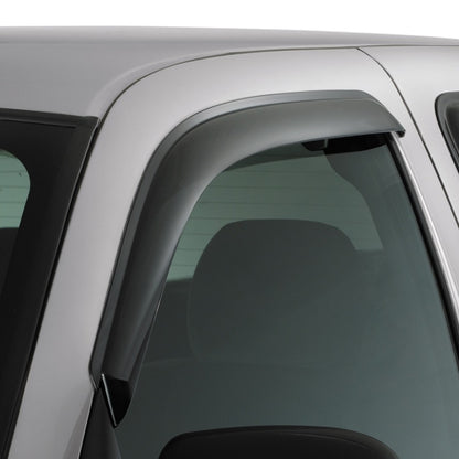 AVS 11-17 Fiat 500 Ventvisor Outside Mount Window Deflectors 2pc - Smoke