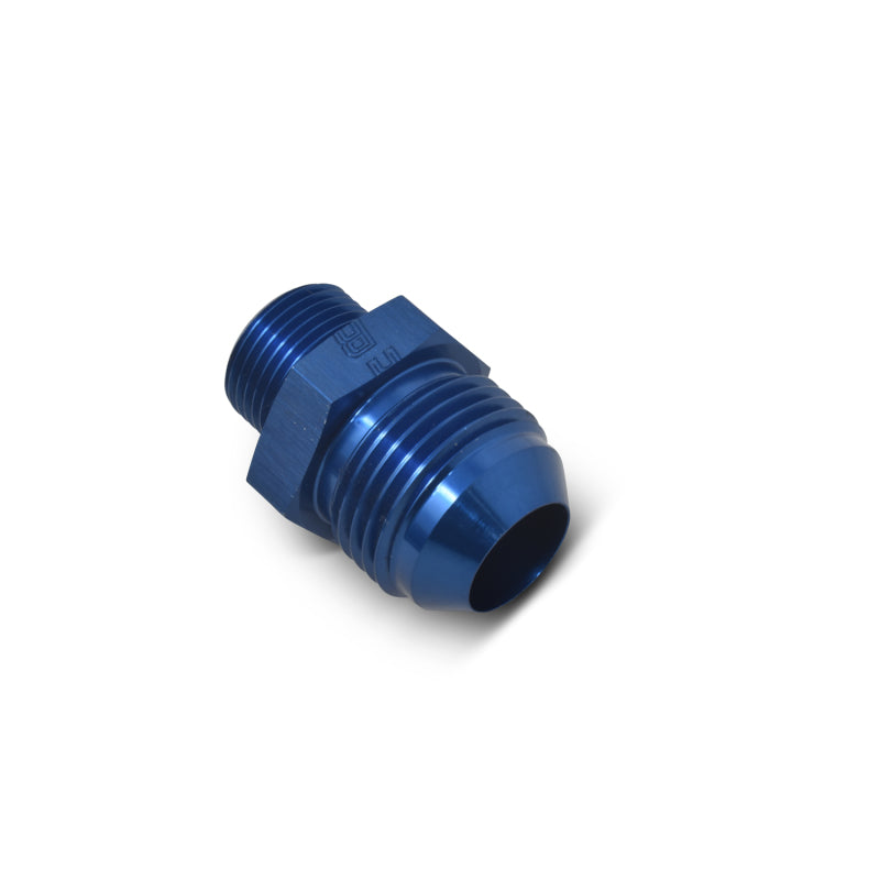 Russell Performance -6 AN Flare to 10mm x 1.25 Metric Thread Adapter (Blue)