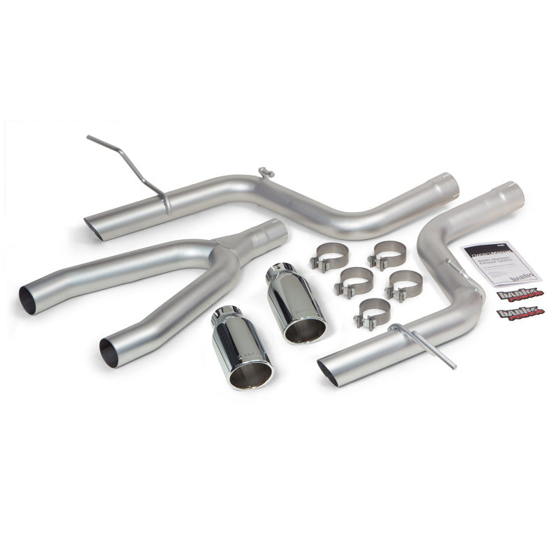 Banks Power 14 Jeep Grand Cherokee 3.0L Diesel Monster Exhaust Sys - SS Single Exhaust w/ Chrome Tip