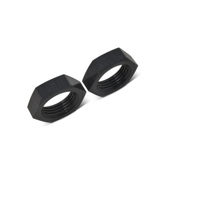 Russell Performance -8 AN Bulkhead Nuts 3/4in -16 Thread Size (Black)