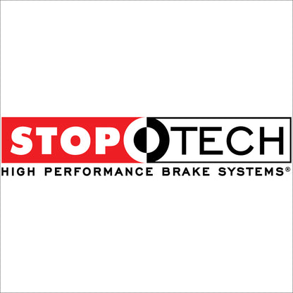 StopTech 00-09 Honda S2000 Front Left Zinc Coated Slotted 2pc Aero Rotor w/ Black Hat