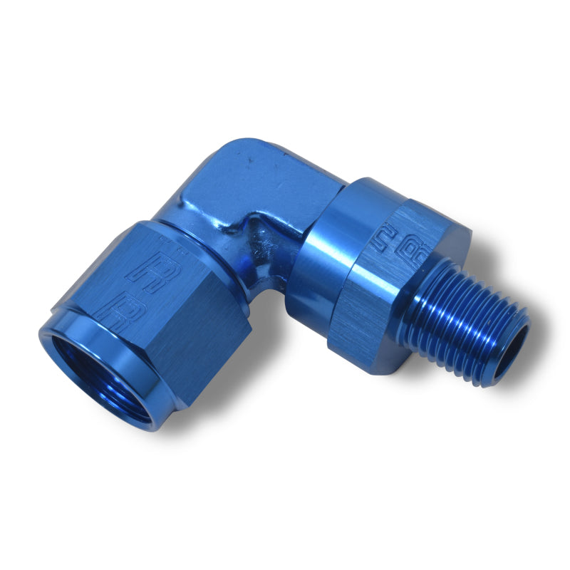 Russell Performance -12 AN 90 Degree Female to Male 1/2in Swivel NPT Fitting