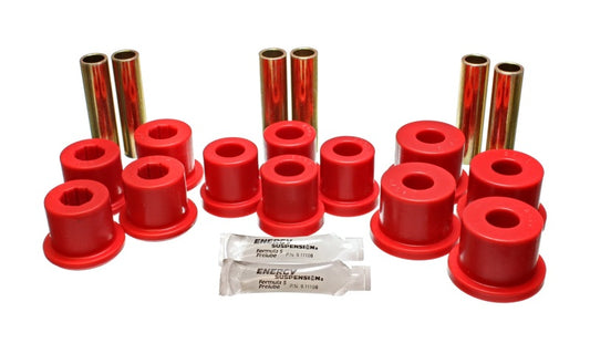 Energy Suspension Gm C20/C30 Sprg & Shackle Set - Red