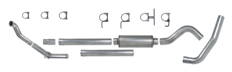 Diamond Eye KIT 4in Turbo Back Single AL: 94-97 FORD 7.3L F250/F350 PWRSTROKE NFS W/ CARB EQUIV STDS