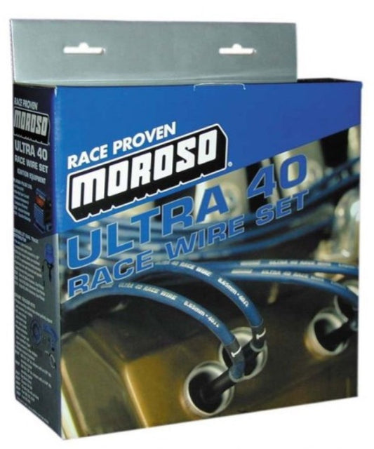 Moroso GM LS Ignition Wire Set - Ultra 40 - Unsleeved - Coil-On - Red