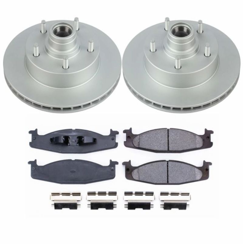 Power Stop 2003 Ford E-150 Front Z17 Evolution Geomet Coated Brake Kit