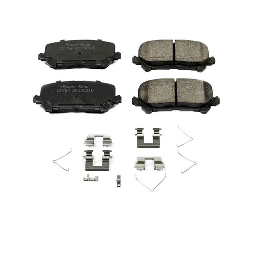 Power Stop 14-16 Acura MDX Rear Z17 Evolution Ceramic Brake Pads w/Hardware
