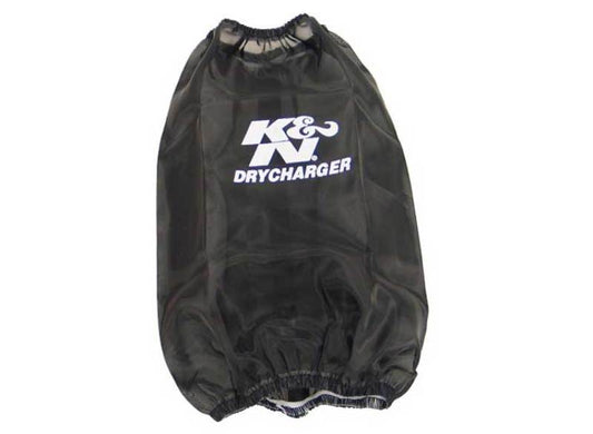 K&N Drycharger Round Tapered Air Filter Wrap 6.5in Base ID/4.5in Top ID/7in H - Black