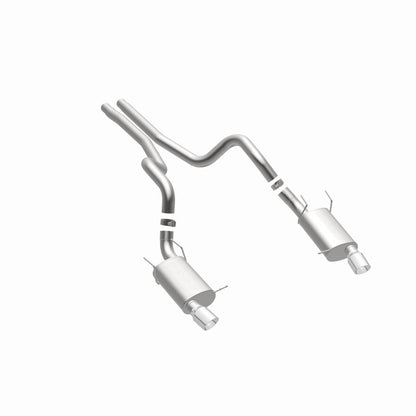 MagnaFlow 13 Ford Mustang Dual Split Rear Exit Stainless Cat Back Performance Exhaust (Street)