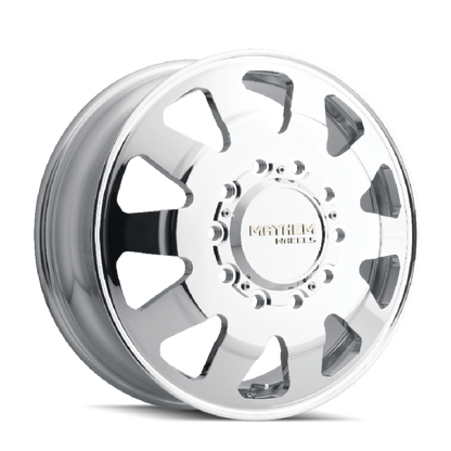 Mayhem 8181 Challenger Dually 22x8.25 / 10x285 BP / 169mm Offset / 220.1mm Hub Polished Wheel