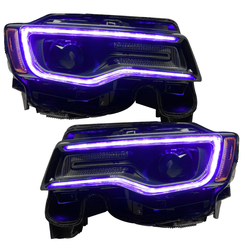 Oracle 1421 Jeep Grand Cherokee Dynamic Headlight DRL Upgrade Kit  ColorSHIFT Dynamic