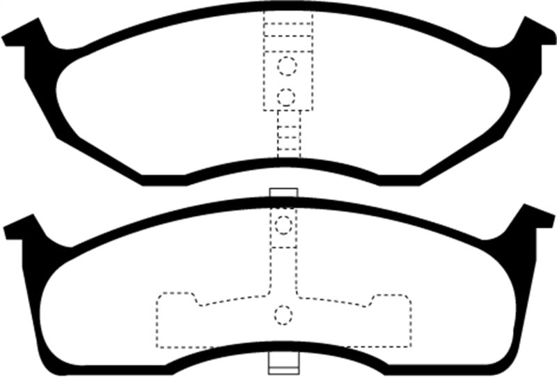 EBC 99-04 Chrysler 300M 3.5 Yellowstuff Front Brake Pads