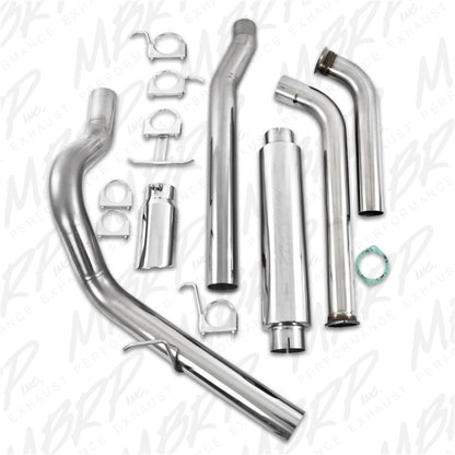 MBRP 2003-2007 Ford F-250/350 6.0L EC/CC Turbo Back Single Side (Stock Cat)