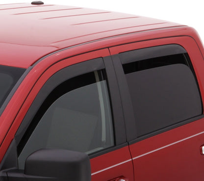 AVS 99-16 Ford F-250 Supercrew Ventvisor Low Profile Deflectors 4pc - Smoke