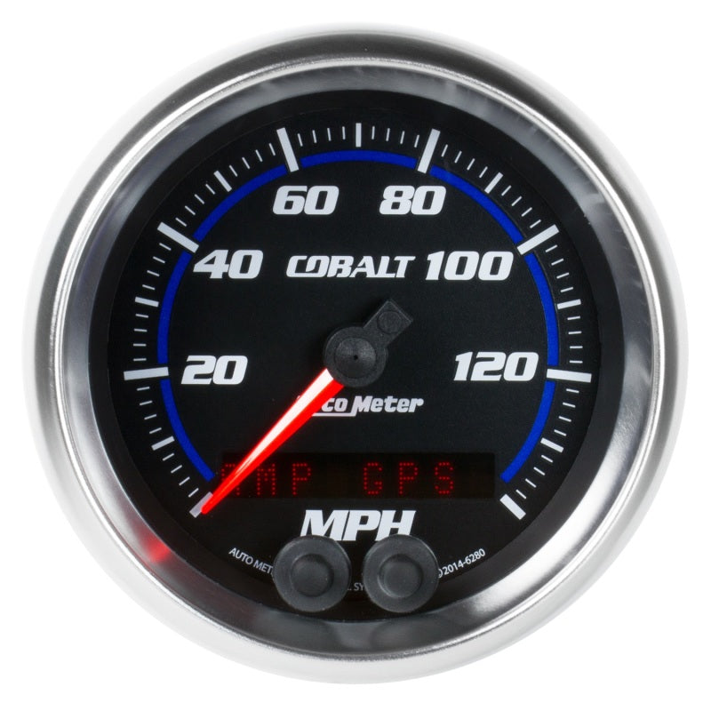 Autometer Cobalt 3-3/8in 0-140MPH In-Dash Electronic GPS Programmable Speedometer