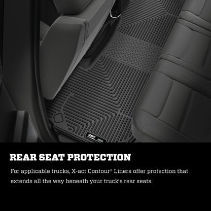 Husky Liners 2019 RAM 1500 Crew Cab/Quad Cab X-Act Contour Black Front Floor Liners