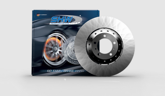 SHW 20-22 Audi S6 Premium Plus Front Smooth Lightweight Brake Rotor (4M0615301BF)