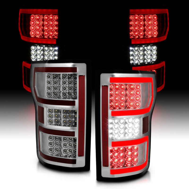 ANZO 18-19 Ford F-150 LED Taillights Chrome