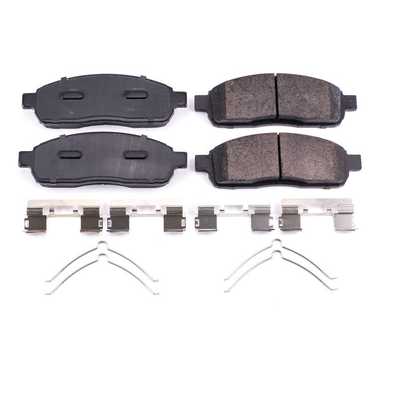 Power Stop 04-08 Ford F-150 Front Z17 Evolution Ceramic Brake Pads w/Hardware