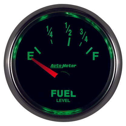 AutoMeter Gauge Fuel Level 2-1/16in. 73 Ohm(e) to 10 Ohm(f) Elec Gs