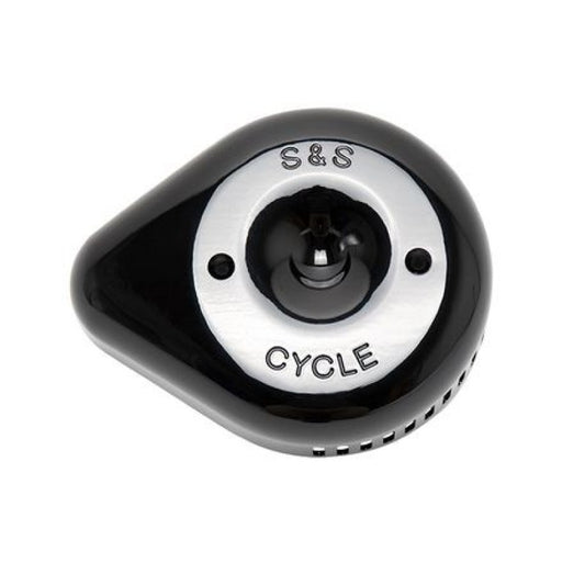 S&S Cycle Stealth Slasher Teardrop Air Cleaner Cover - Gloss Black