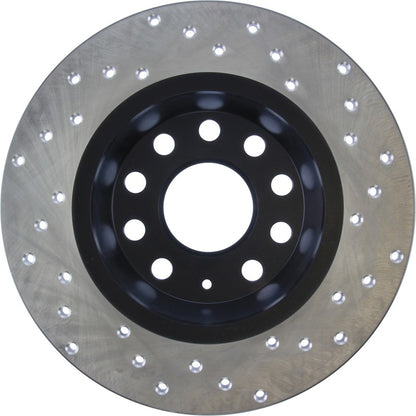 StopTech 10-11 & 13 Audi A3 Quattro / 10 VW GTI Mk VI Drilled Right CRYO-STOP Brake Rotor