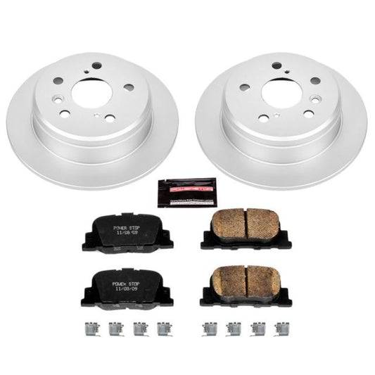 Power Stop 00-01 Lexus ES300 Rear Z17 Evolution Geomet Coated Brake Kit