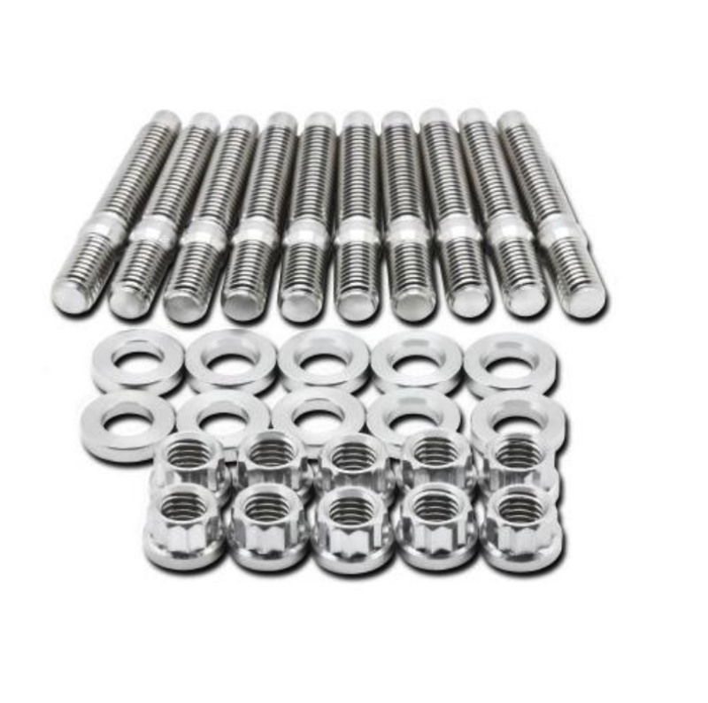 BLOX Racing - SUS303 Stainless Steel Intake Manifold Stud Kit M8 x 1.25mm 55mm in Length - 8-piece