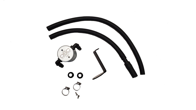 J&L 14-22 Mazda CX5 2.5L Non-turbo Driver Side 3.0 Oil Separator Kit - Clear Anodized