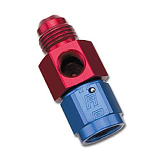 Russell Performance -6 AN Fuel Pressure Take off (Red/Blue)