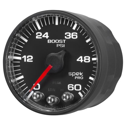 Autometer Spek-Pro 52.4mm 0-60 PSI Digital Stepper Motor Boost Gauge