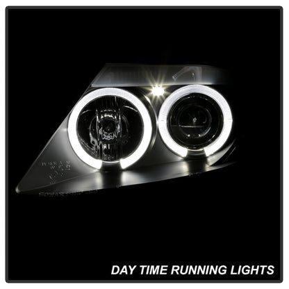 Spyder BMW Z4 03-08 Projector Headlights Xenon/HID Model Only - LED Halo Black PRO-YD-BMWZ403-HID-BK