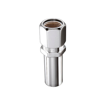 McGard Hex Lug Nut (Drag Racing X-Long Shank) 7/16-20 / 13/16 Hex / 2.475in. Length (4-Pk) - Chrome