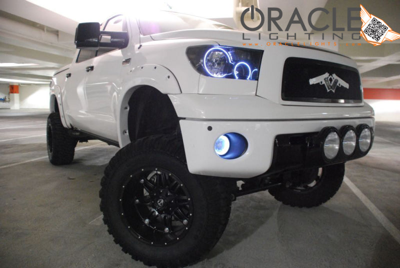 Oracle 07-11 Toyota Tundra Pre-Assembled Headlights - Black Housing - w/ BC1 Controller NO RETURNS
