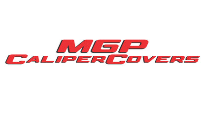 MGP 4 Caliper Covers Engraved Front & Rear MGP Yellow Finish Black Char 2002 Ford Crown Victoria