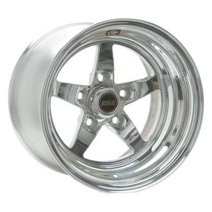 Weld S71 15x9.33 / 5x4.75 BP / 3.5in. BS Polished Wheel (Low Pad) - Non-Beadlock