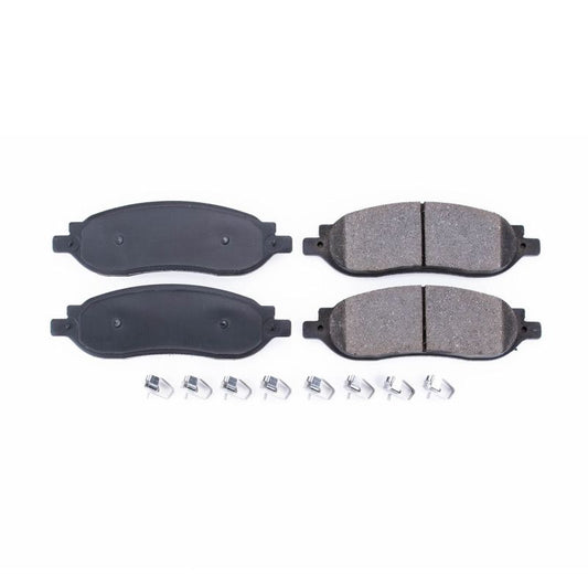 Power Stop 05-07 Ford F-250 Super Duty Rear Z17 Evolution Ceramic Brake Pads w/Hardware