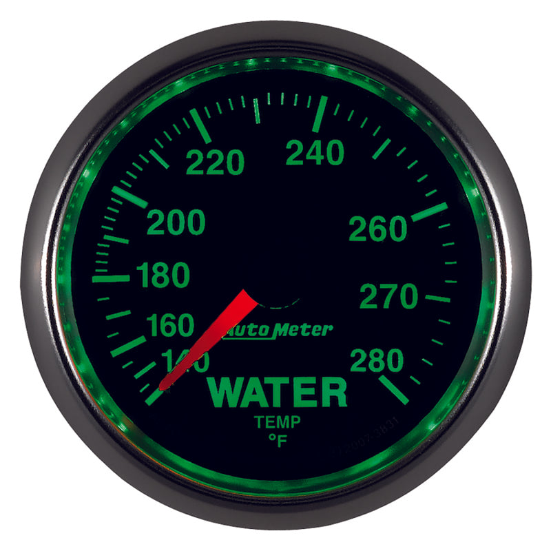 AutoMeter Gauge Water Temp 2-1/16in. 140-280 Deg. F Mechanical Gs